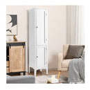 5 Tier Bathroom High Cabinet With 2 Shelves With Doors