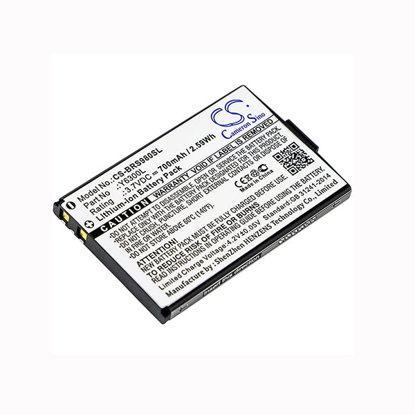 Cameron Sino Cs Brs980Sl 700Mah Battery For Blinc Vcan Headset