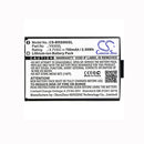 Cameron Sino Cs Brs980Sl 700Mah Battery For Blinc Vcan Headset