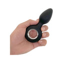 Vers Rechargeable Silicone Vibe Black Rechargeable Vibrating Butt Plug
