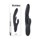 Playboy Pleasure Rapid Rabbit Black Usb Rechargeable Rabbit Vibrator