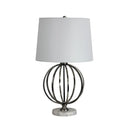 Vinchy Geometric Metal Lamp With Harp Shade