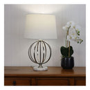Vinchy Geometric Metal Lamp With Harp Shade