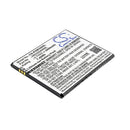 Cameron Sino Cs Phw350Sl 2000Mah Battery For Philips W3500 Phone
