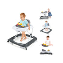 Foldable Baby Walker With 3 Adjustable Heights Comfy Padded Seat
