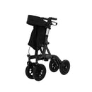 Height Adjustable And Foldable Rollator Walker With Storage Bag