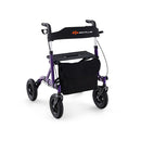 Height Adjustable And Foldable Rollator Walker With Storage Bag