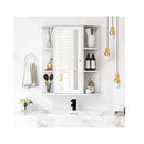 70Cm Wall Mounted Storage Cabinet With Single Mirror Door