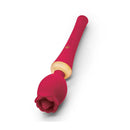 Secret Kisses Rosegasm Rose Wand Red Usb Rechargeable Massager Wand