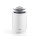 Towel Warmer Bucket With Flip Top Lid And Fragrance Holder White
