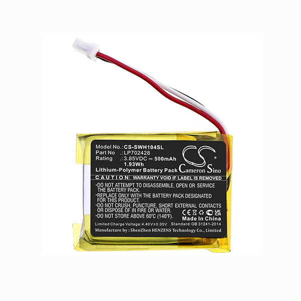 Cameron Sino Cs Swh104Sl 500Mah Battery For Sony Wf 1000Xm4 Headset