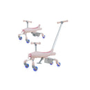 2 In 1 Kids Ride On Push Car With Led Lighted Wheels