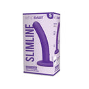 Whipsmart 5 Inches Slimline Rechargeable Vibrating Dildo Purple