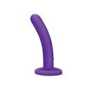 Whipsmart 5 Inches Slimline Rechargeable Vibrating Dildo Purple