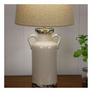 Whitby Distressed Ceramic Lamp With Harp Shade