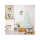 Pre Lit Fiber Optic Christmas Tree With Iridescent Leaves