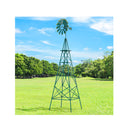 253Cm Ornamental Windmill With 4 Support Legs For Backyard Garden Farm