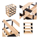 12 Bottle Timber Wine Rack