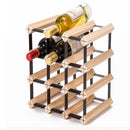 12 Bottle Timber Wine Rack