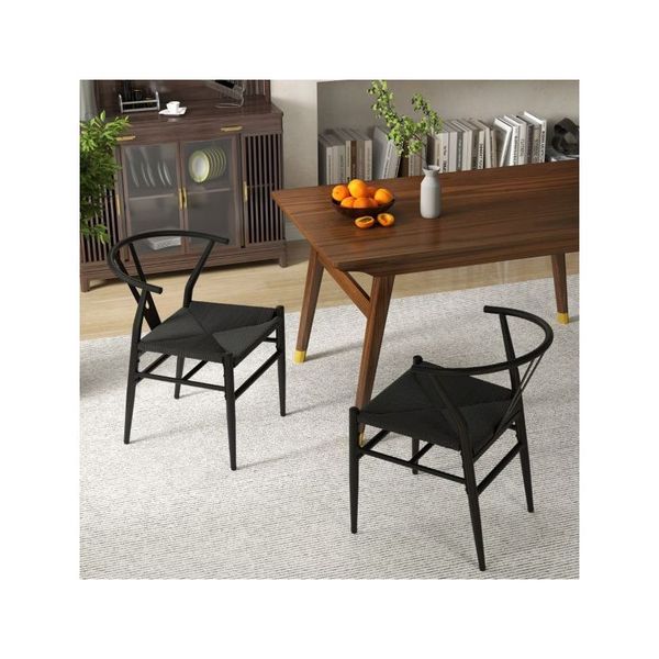 Mid Century Modern Wishbone Dining Chair Set Of 2