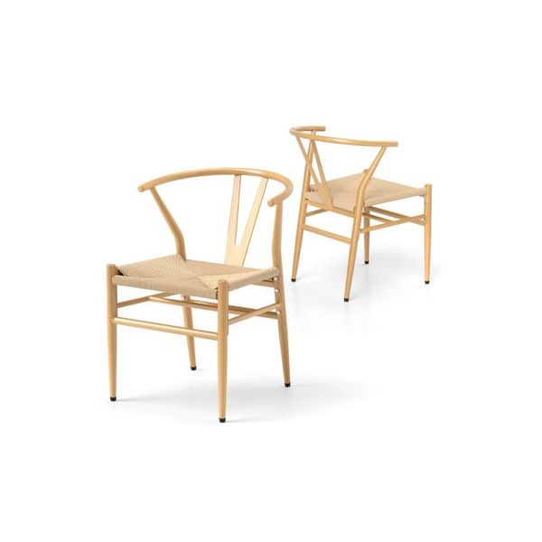 Mid Century Modern Wishbone Dining Chair Set Of 2