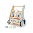 Wooden Baby Walker With Storage For Motor Skill Development