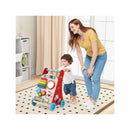 Wooden Baby Push Walker With Storage And Wheels