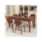 Wooden Dining Chair Set Of 2 With Bentwood Frame And Padded Seat