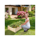 Wooden Raised Garden Bed For Vegetables And Flowers
