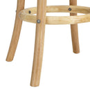 Kitchen Vintage Barstool Rattan Dining Chair Wood