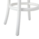 Kitchen Vintage Barstool Rattan Dining Chair Wood