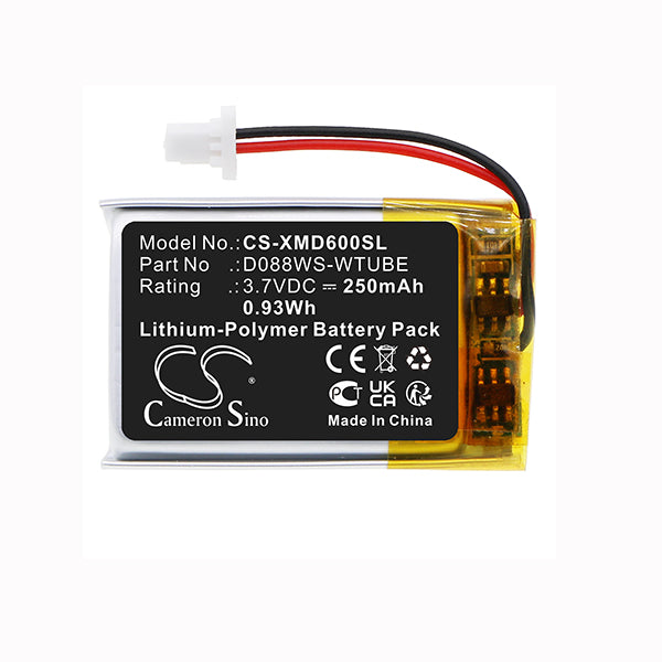 Cameron Sino Cs Xmd600Sl 250Mah Battery For Xp Metal Detectors Ws6