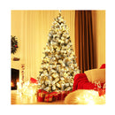 Artificial Christmas Tree With Metal Stand And 61Cm Flocked