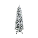 135 Slim Christmas Tree With 258 Branch Tips And 100 Led Lights