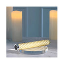 Playboy Pleasure Twist Of Fate Yellow Glass Usb Rechargeable Vibrator