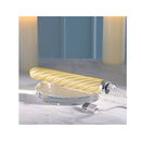 Playboy Pleasure Twist Of Fate Yellow Glass Usb Rechargeable Vibrator