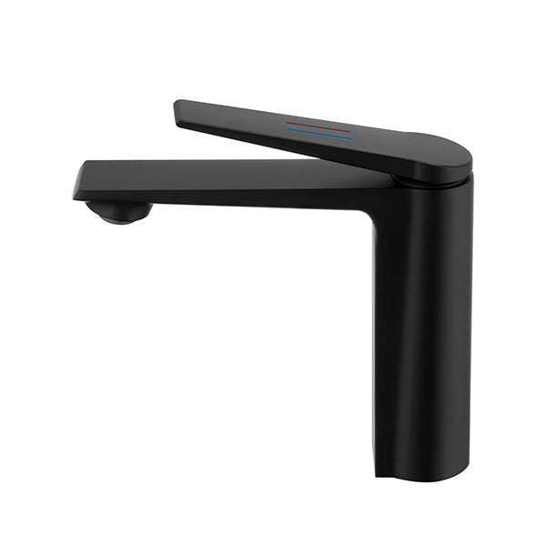 Basin Mixer Tap Brass Hot Cold Tap Bathroom Sink Faucet Black