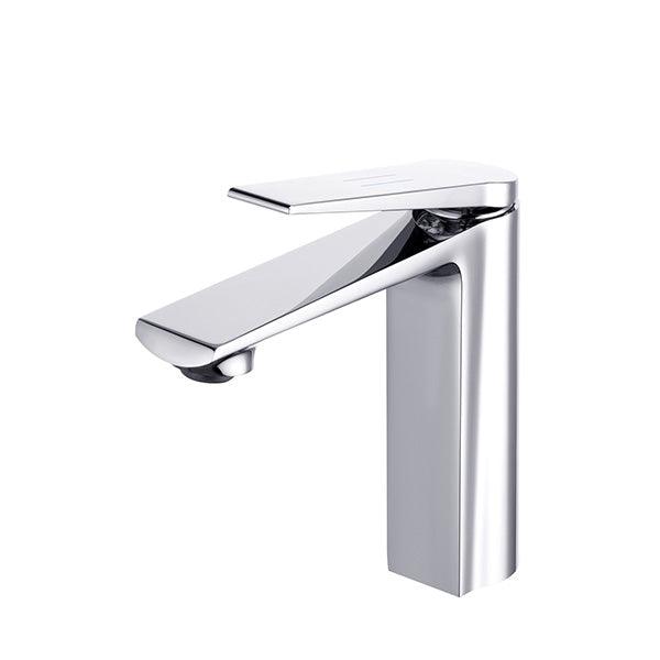 Basin Mixer Tap Brass Hot Cold Tap Bathroom Sink Faucet Chrome