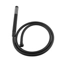 Brass Hand Held Shower Head Spray Head With Water Hose Pvc Round Black