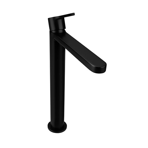 Tall Basin Mixer Tap Hot Cold Bathroom Vanity Sink Tap Faucets Black