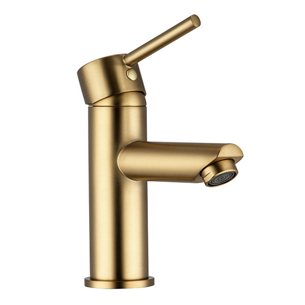 Bathroom Sink Tap Basin Mixer Hot Cold Vanity Faucets Brushed Gold