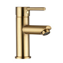 Bathroom Sink Tap Basin Mixer Hot Cold Vanity Faucets Brushed Gold