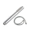 Handheld Shower Head Sprayer With Pvc Water Hose Round Chrome Brass