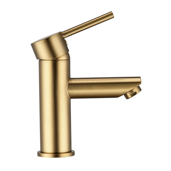Brushed Gold Luxury Bathroom Basin Sink Mixer Tap Sink Vanity Faucets