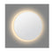 600Mm Crescent Shape Led Light Bathroom Mirror Wall Mounted Antifog
