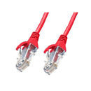 Pack Of 50 Cat 6 Ultra Thin Lszh Ethernet Network Cable Red