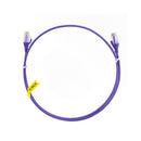 Pack Of 10 Cat 6 Ultra Thin Lszh Ethernet Network Cable Purple