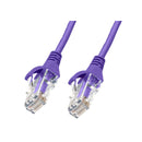 Pack Of 10 Cat 6 Ultra Thin Lszh Ethernet Network Cable Purple