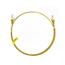 Pack Of 10 Cat 6 Ultra Thin Lszh Ethernet Network Cable Yellow