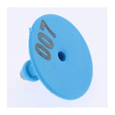001 To 100 Cattle Number Ear Tags Round Blue Small Livestock Label